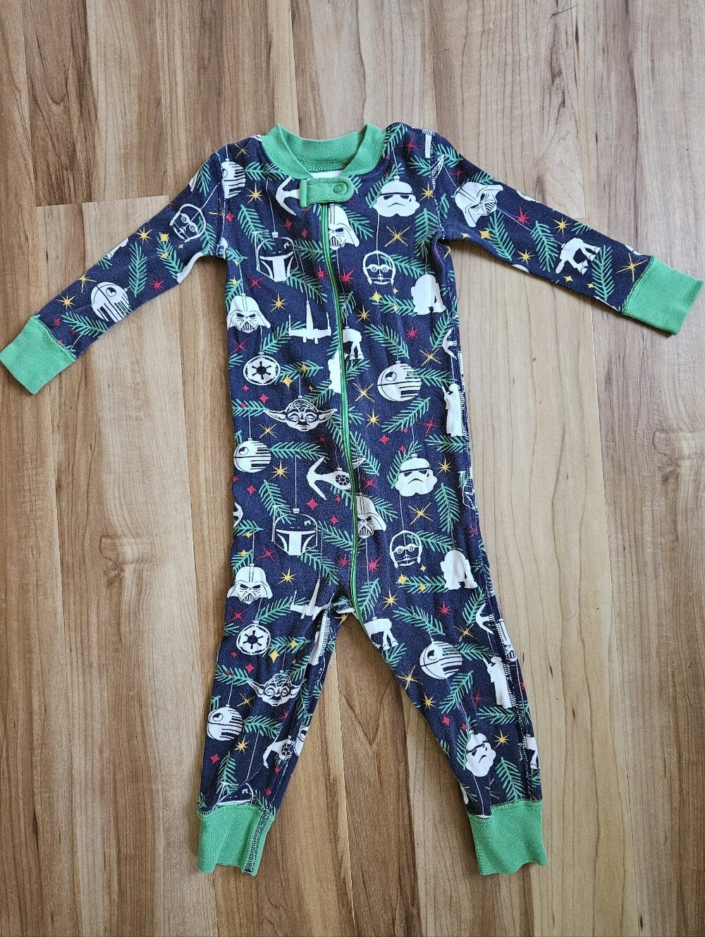 Hanna Andersson Organic Cotton StarWars Onesie Pajamas